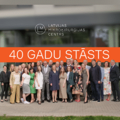 Filma par Latvijas Mikroķirurģijas centra 40 gadu vēsturi
